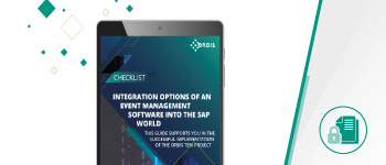 Checklist ORBIS TEM integration into the SAP solution landscape Checklist ORBIS TEM